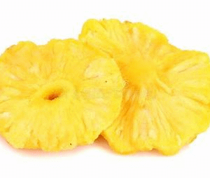 Dehydrated pineapple Low sugar