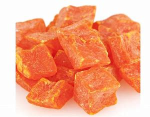 قطع بابايا مجففة سكر عادي